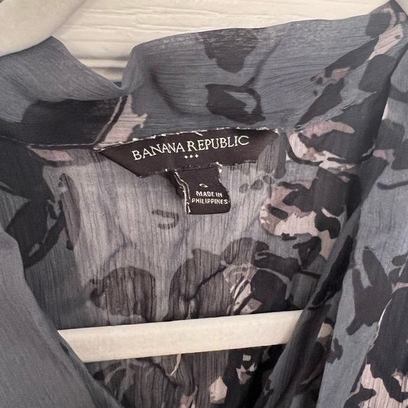 Banana Republic Floral Dress Size 0 - Picture 3 of 5